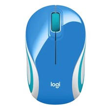 Logitech M187 Wireless Ultra Portable Mouse - Blue - 910-005372