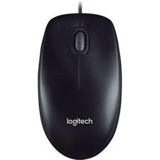 Logitech M100R Wired USB Mouse Dark Black 910-005005