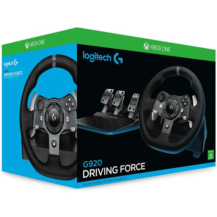 Logitech G923 Racing Wheel and Pedals For PC, Xbox X, Xbox One with  Accessories